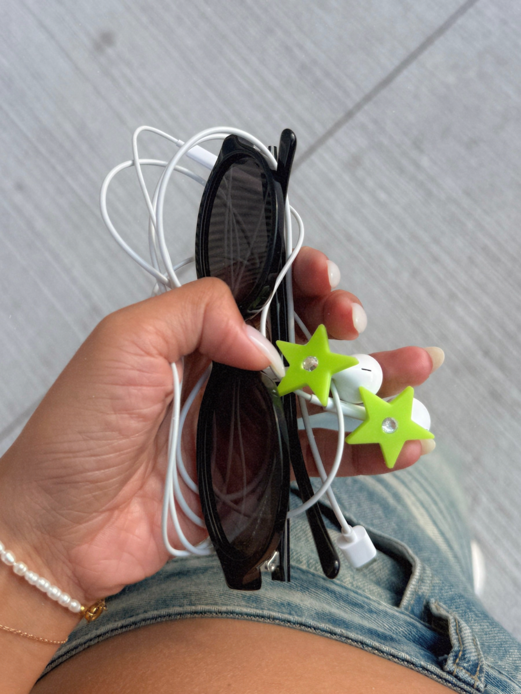 big star podcharms in lime